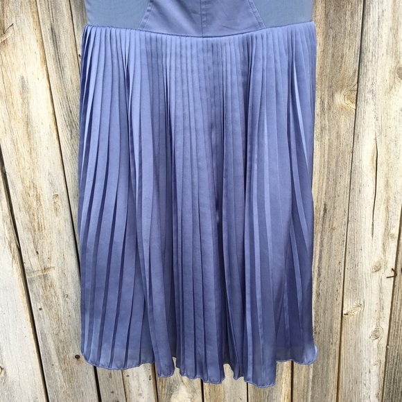 NWT Bebe Fit & Flare Dress Powder Blue M - Picture 8 of 15